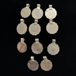 ⛓️New Vintage⛓️11 Pieces of Middle East Coin Pendants